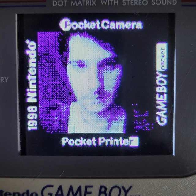 Retro Asobi — self-portrait taken with a Game Boy Camera